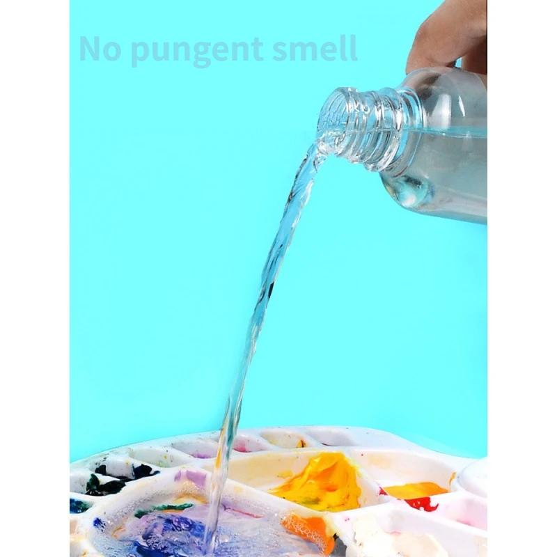 1pc Watercolor Medium White Liquid Oil Painting Quick-drying Color Polishing Linseed Oil Glazing Oil Watercolor Liquid Painting