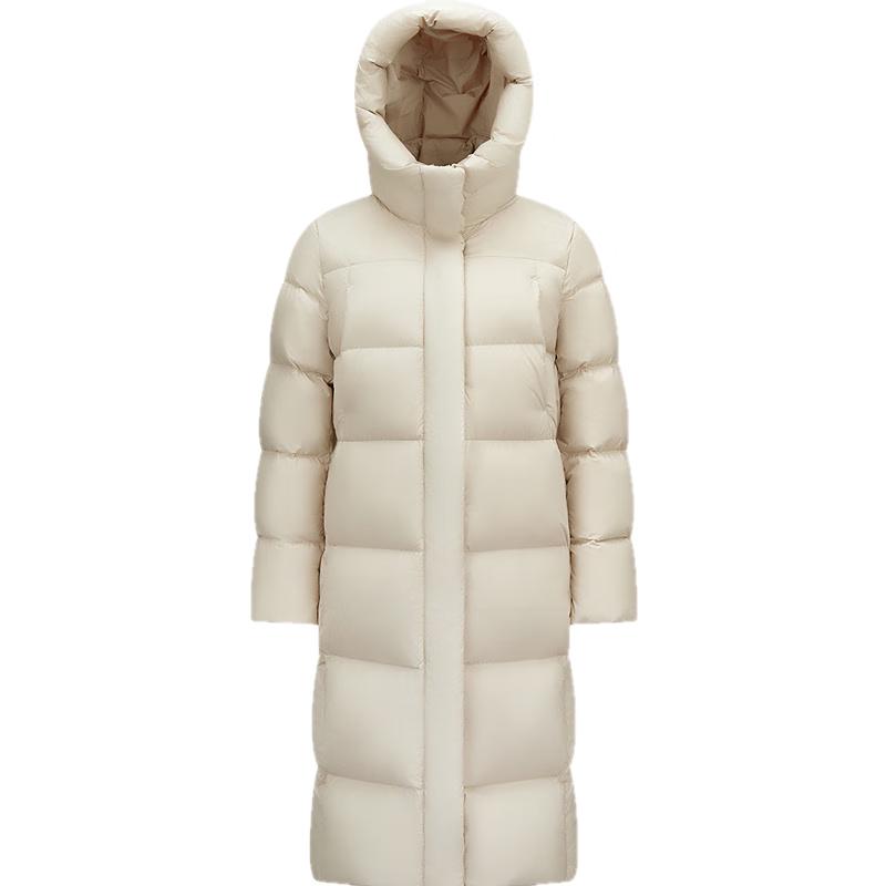Semir Women's Long Hooded 90% Duck Down Puffer Jacket