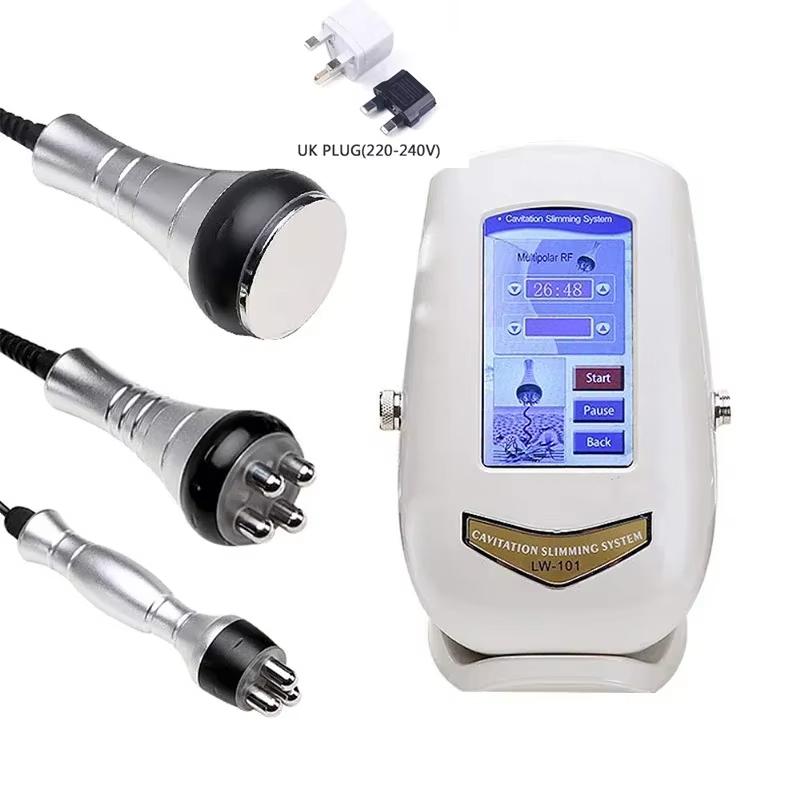 

40K Lipo Cavitation Ultrasonic 3 in 1 Slimming Machine for Fat Removal, Anti Cellulite Weight Loss Skin Tightening UK Plug