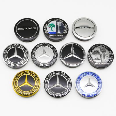 JBCR1 4pcs Car Wheel Center Hub Caps Cover Rim 56mm 60mm 65mm 75mm For Mercedes Benz a B C E Class GLC GLK GLE GLA CLA W205 W177