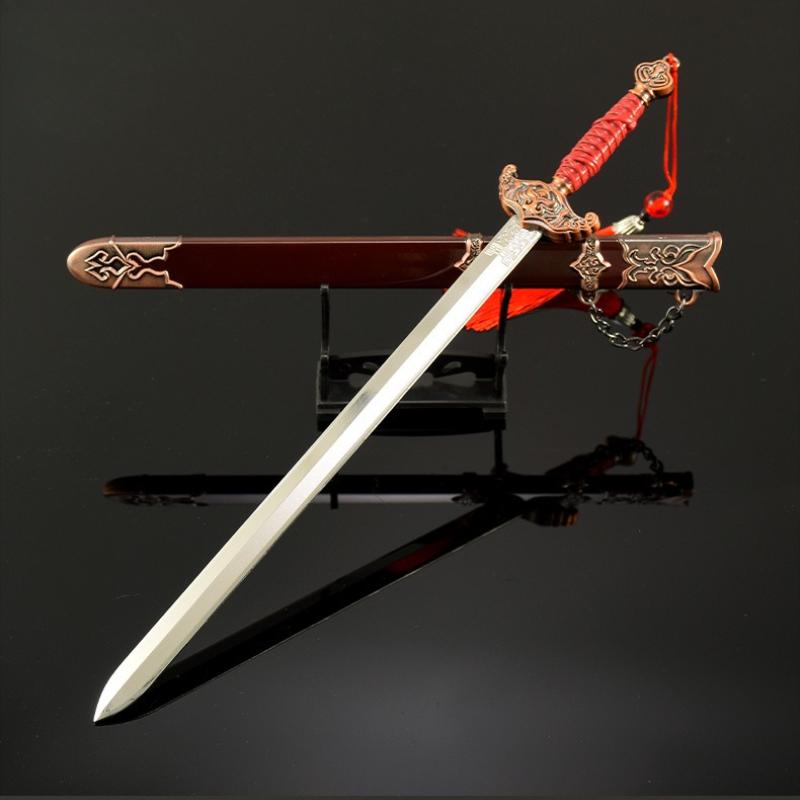 30Cm Naraka: Bladepoint Game Peripherals Noble Blade Metal Model Collectible Desk Ornaments Cosplay Sword Toy Prop Boy Gifts