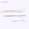 Pins For Jewelry,18K Gold Plated Brass Curved Pins DIY Beading Fittings,DIY Jewelry Making Accessories Wholesale