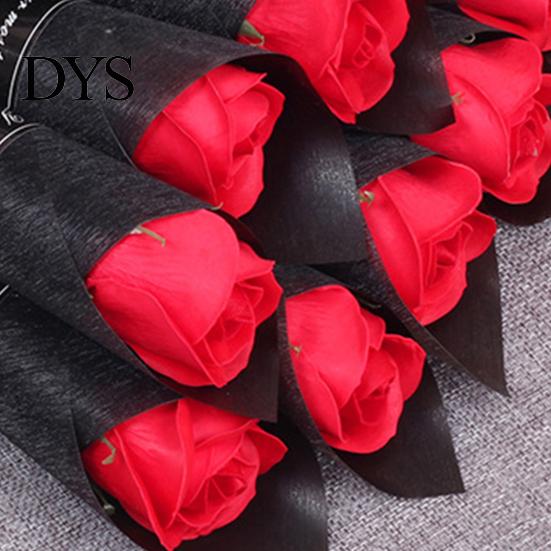 Wedding Supplies 10Pcs Soap Flower Gorgeous Exquisite Workmanship Realistic Fake Multicolor Fresh Keeping Artificial Home Decoration Craft