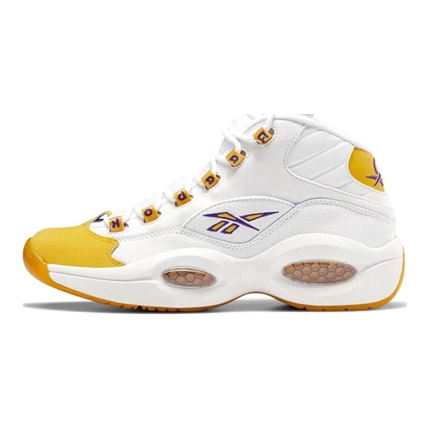 Reebok Question Mid Yellow Toe Sneakers FX4278