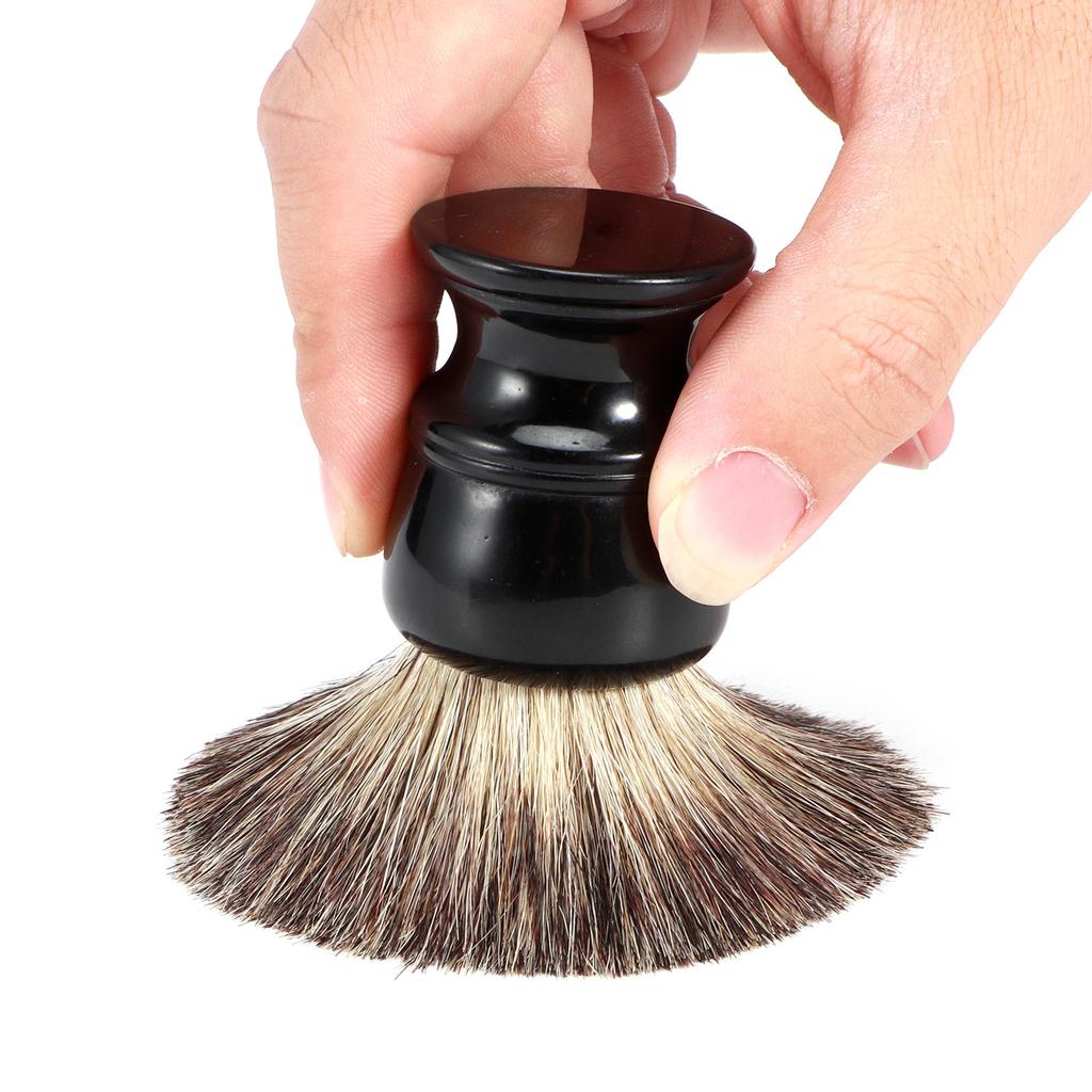 Shaving Brush Portable Hair Shaving Brush Resin Base Shave Brush for Shaving Foam