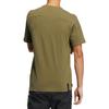 adidas Solid Color Sports Training Casual Short Sleeve T-Shirt Men Tops Olive-Green HE5173
