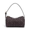 Pískovaná kožená ručně tkaná taška, Lehká luxusní niche taška přes rameno do podpaží, Všestranná do ruky, Trendy crossbody polštářová taška