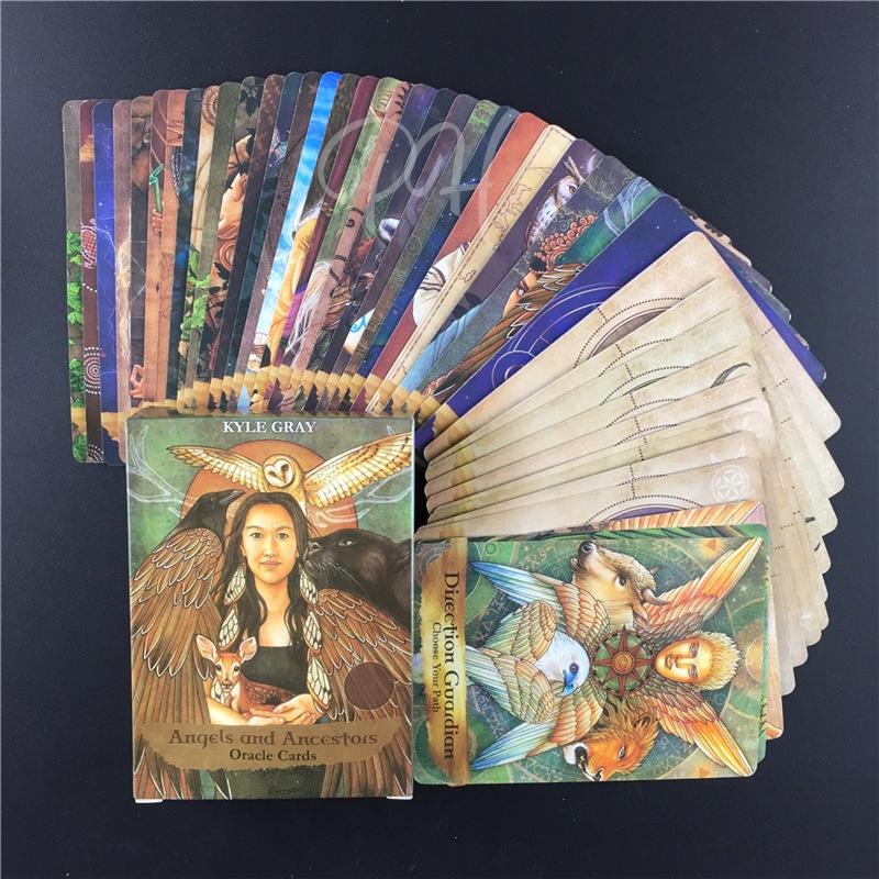 55PCS Angels And Ancestors Oracle Cards Tarot Deck Original Divination