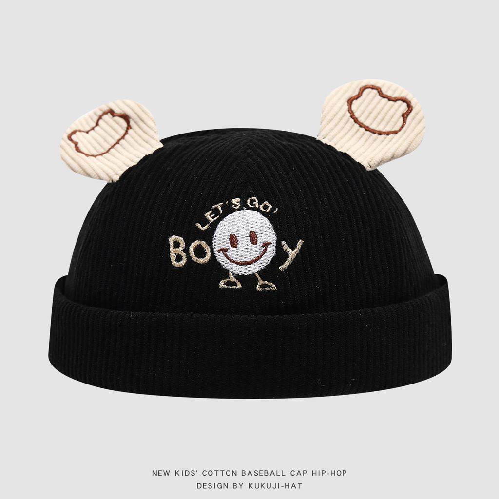 Children Corduroy Baseball Cap With Sun Protection And Breathability For Kids