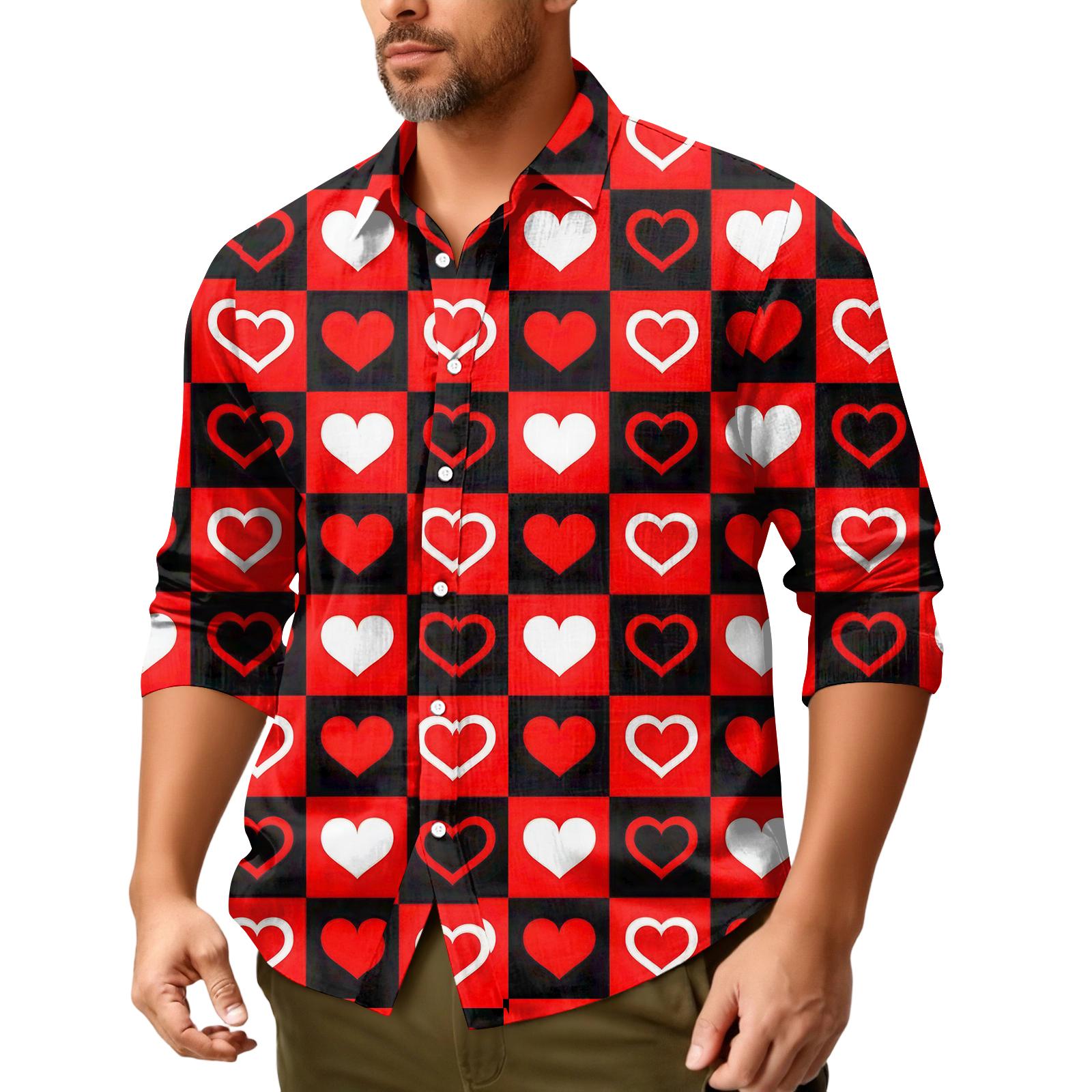 

Мужская повседневная свободная рубашка с длинными рукавами, модная рубашка с лацканами, топ XXL