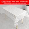 ZISIZ Rectangular Disposable Tablecloth