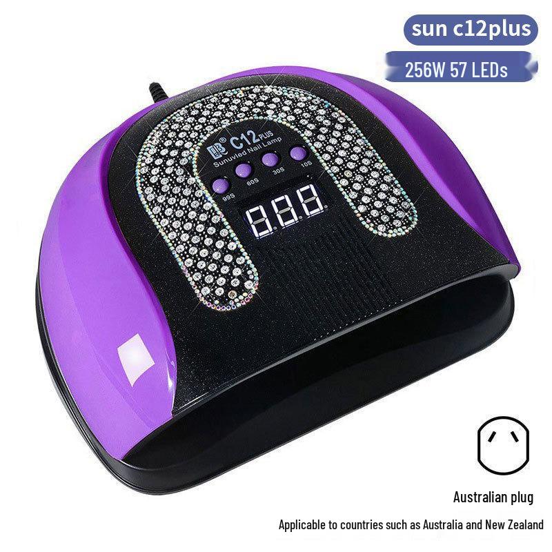 256W High Power UV/LED Dual Light Nail Curing Lamp