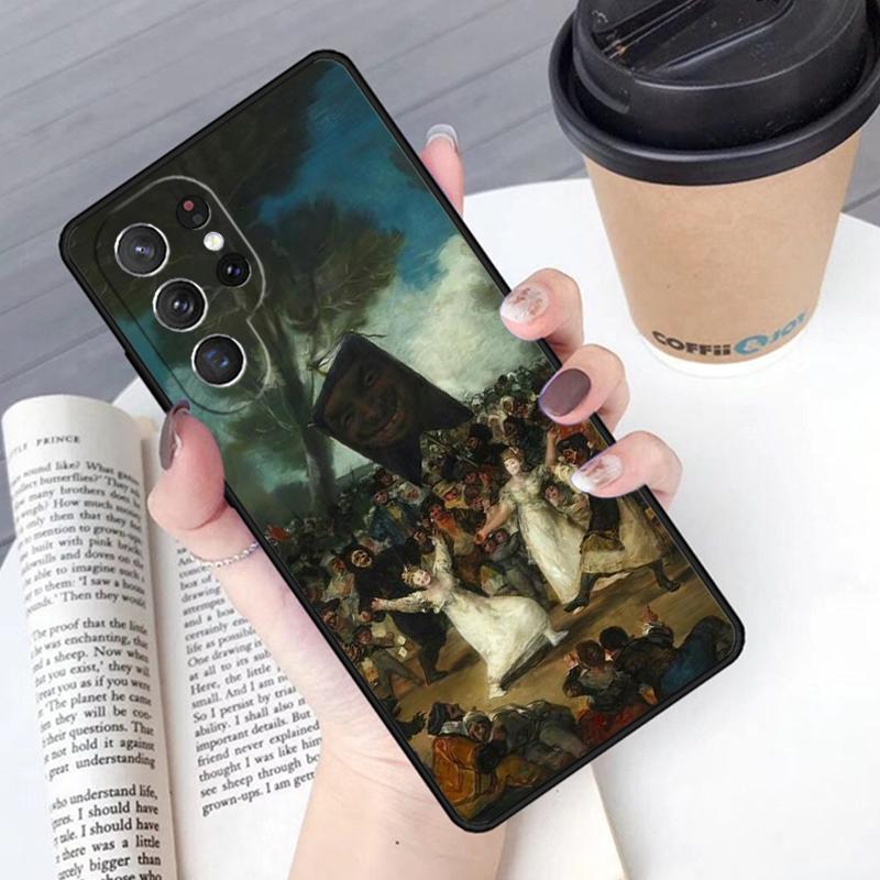Francisco Goya Paintings Phone Case Cover For Samsung Galaxy S24 S25 Ultra S21 S22 Ultra S10E Note 10 Plus Note 20 FE S23