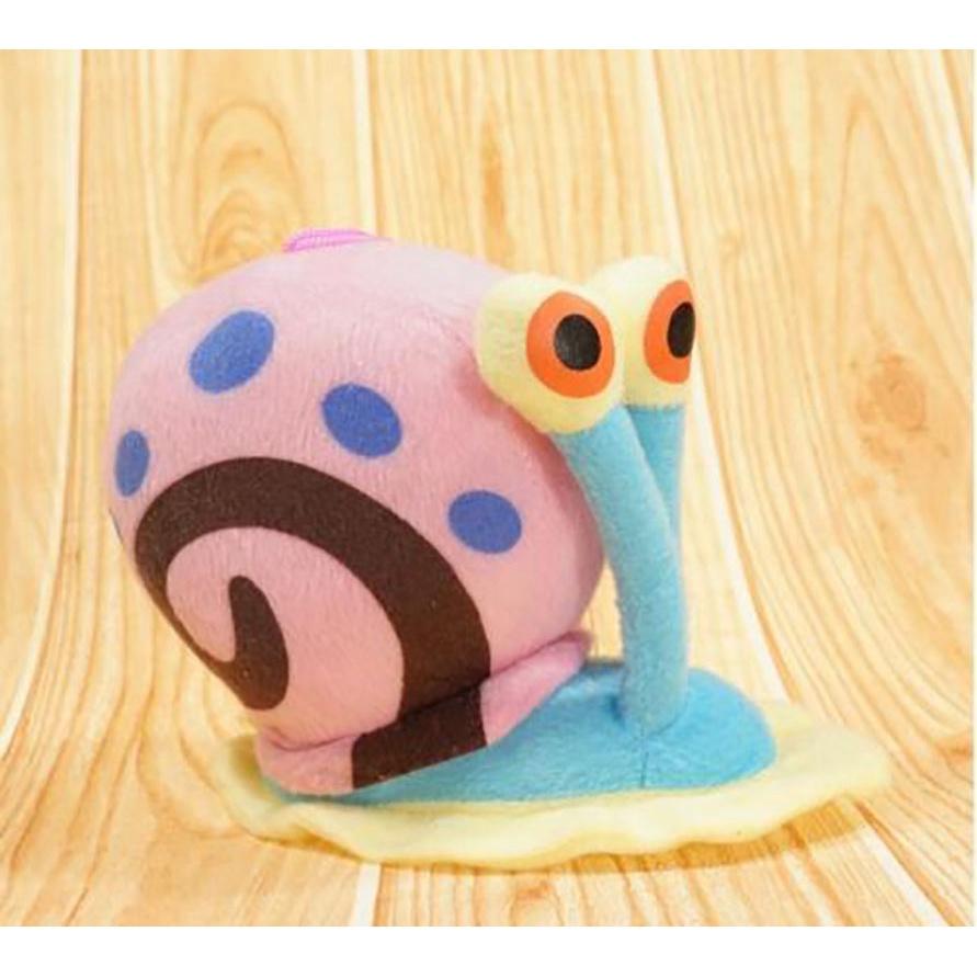 Cute Short Plush Cartoon Octopus Crab Starfish Snail Spongebob Series Toy Set