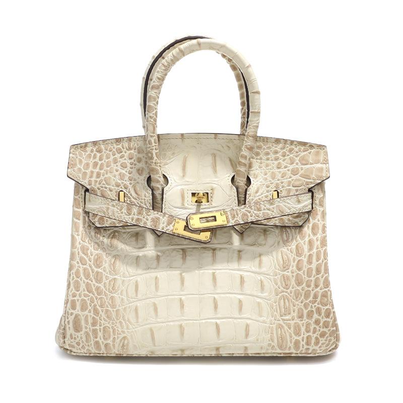 

Сумка с платиновым узором под крокодиловую кожу, кожаная женская сумка, высококачественная, новая модная, универсальная сумка-мессенджер на одно плечо 2025 года