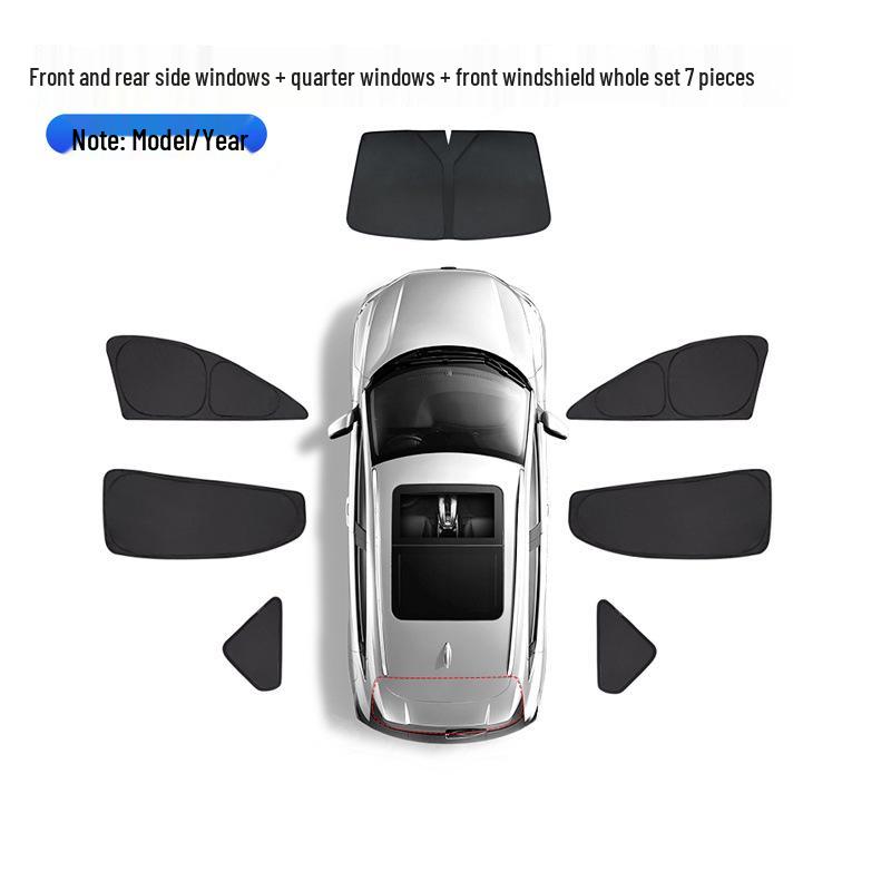 E18 Car Sunshade Blackout Curtains for Heat Insulation & Privacy