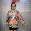 Retro Rhinestone Mink Velvet Hooded Sweater: Women's Loose Long Sleeve Knit Top, 2025 Edition