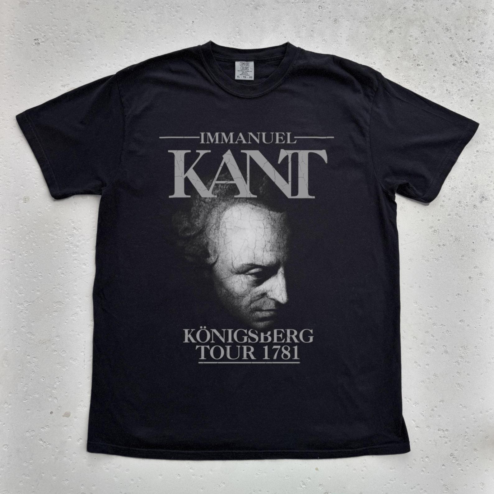 Kant Königsberg Tour Shirt | Philosophy T-Shirt, Deontology, Noumena, Transcendental Idealism, High Enlightenment Merch S
