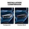 For Mercedes Benz GLA GLB Smoke Black Car Headlight Protective Film TPU PPF Pre Cut Anti-Scratch Vinyl Wrap Kit High-Gloss Film
