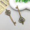 30Pcs/Set Key Shape DIY Skeleton Antique Silver Alloys Vintage Antique Bronze Plated Santa Keys Pendants