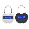 1 Set Smart Time Lock Long Battery Life Love Heart Shape Rechargeable Bondage Timer Couples Accessories for Home