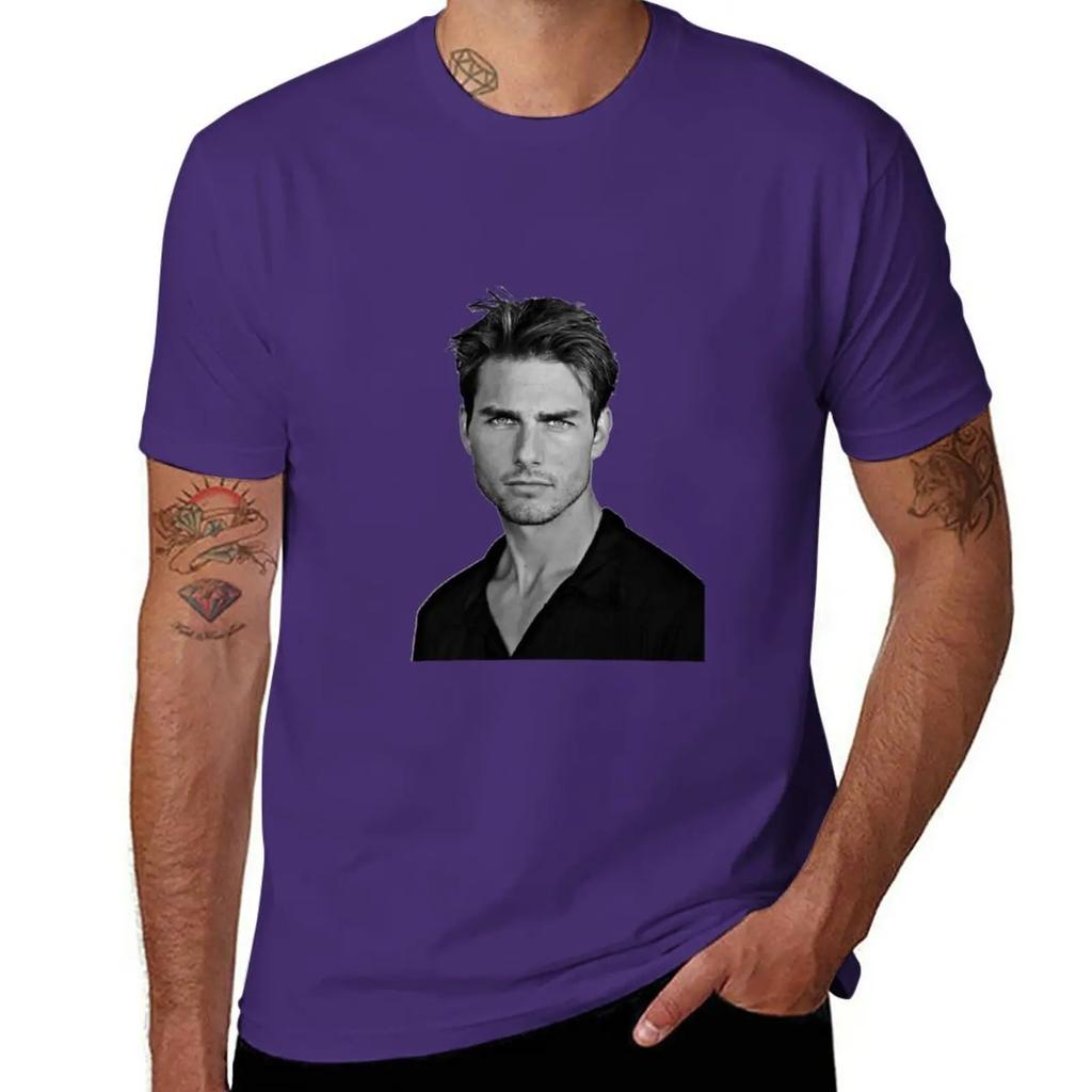 Tom Cruise T-Shirt blanks plus sizes vintage plain t shirts