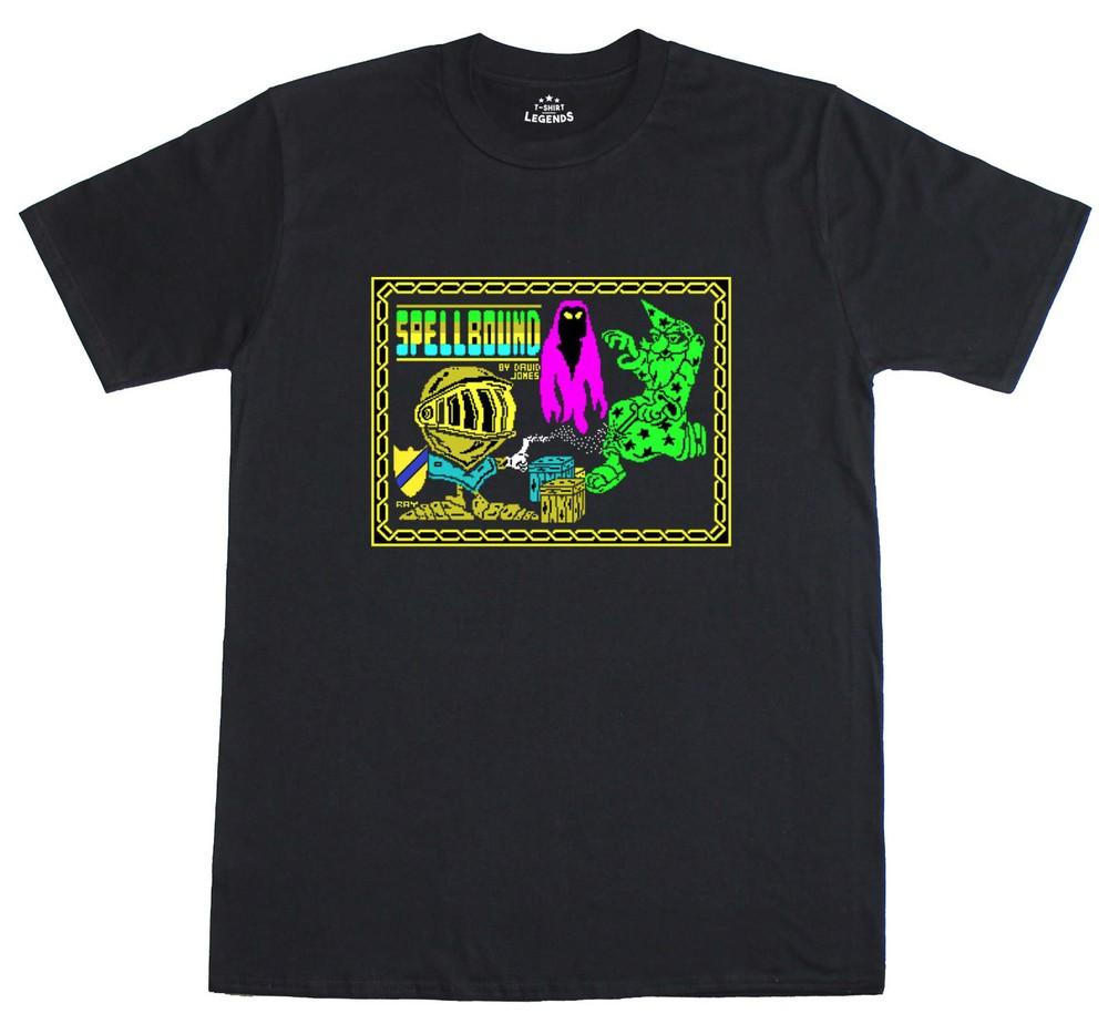 

Spellbound Loading Screen 8 Bit Spectrum 48k Magic Knight Retro T-Shirt 3XL
