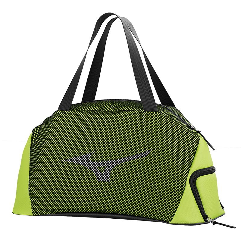 New Mizuno Polyester Gym Bag Travel Bag Swim Bag Tubas Unisex Black/Blue/Yellow/Yellow Green N3CMC005