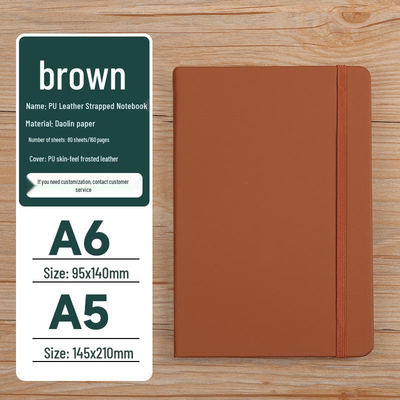 Custom A5/B6 Bullet Journal with High-Quality Design, Logo Printing Option