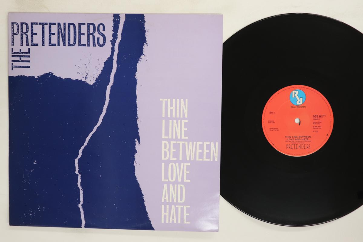 

12-дюймовая пластинка PRETENDERS Thin Line Between Love And Hate ARE22T Real Records 1984 UK Rock Б/у