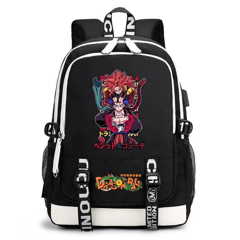 Anime Dragon Ball Backpack for School Casual Daypack for Kids Teenagers Students Boys Girls Everyday Use