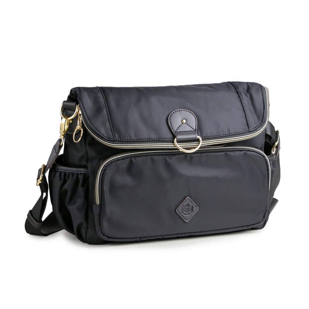 Pragma Multifunctional Travel Backpack  Shoulder Bag for Adults, Water-Repellent Nylon 2-Way... (Black)
