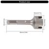 Professional Ground Rod Driver Attachment Drill Bit Driver Square Cross Pile Ground Rod Adapter Bit for Hammer Drill
