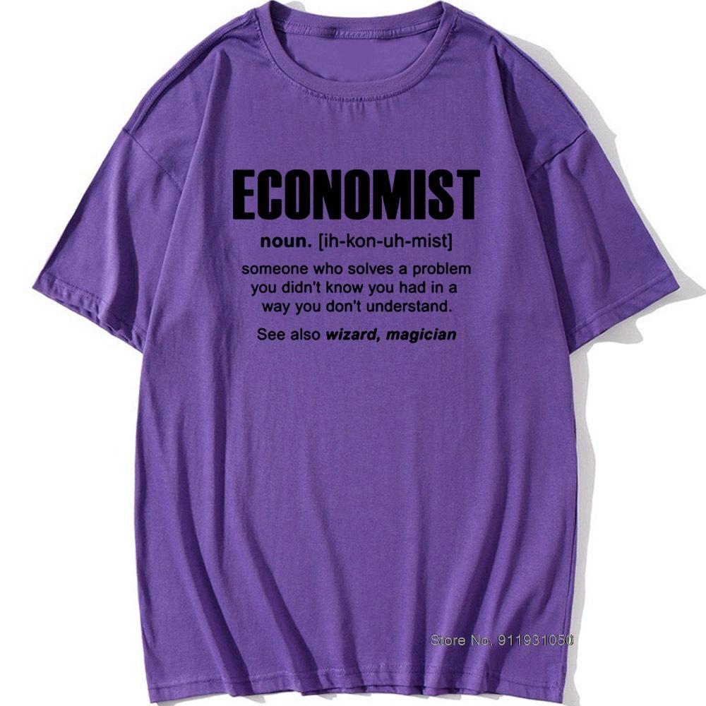 Cool Economist Definition Noun Funny T Shirt Unisex Short Sleeves Hip Hop Vintaged Oneck Cotton T Shirts