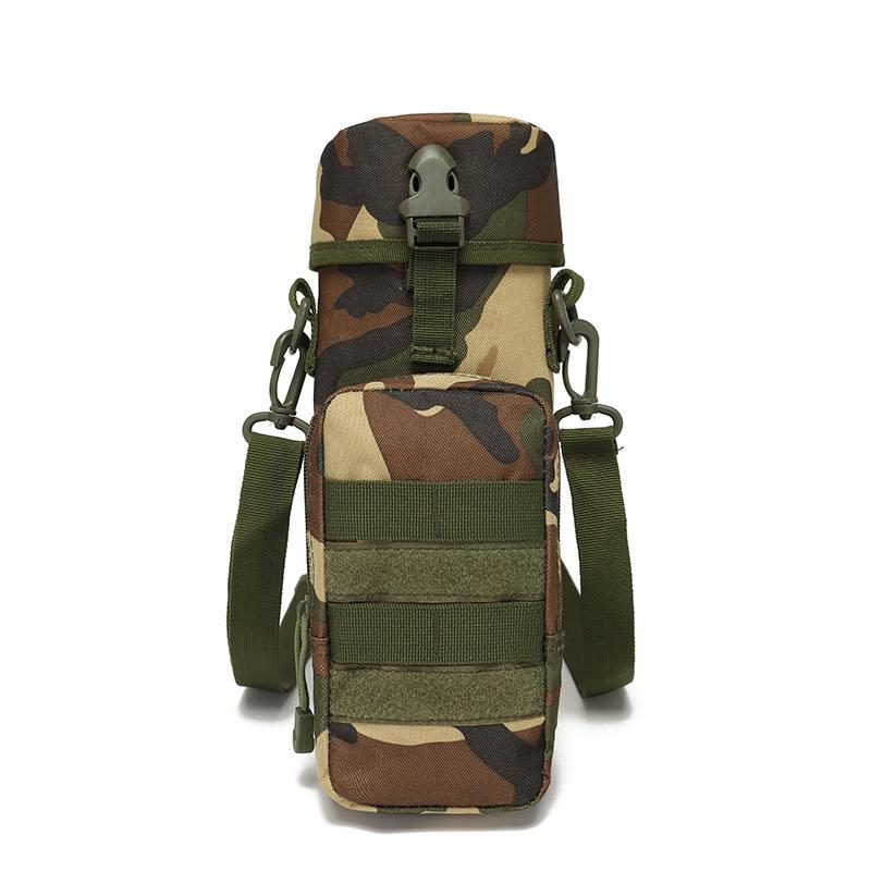 Tactical Molle Water Bottle Bag Pouch Holder Outdoor Travel Camping Hiking Cycling Fishing Hunting Water Bottle Kettle Carrier