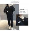 Women's Influencer Casual Sport Set - 2025 Spring/Autumn Fashion, Loose Fit, Running/Fitness Long Sleeve Two-Piece
