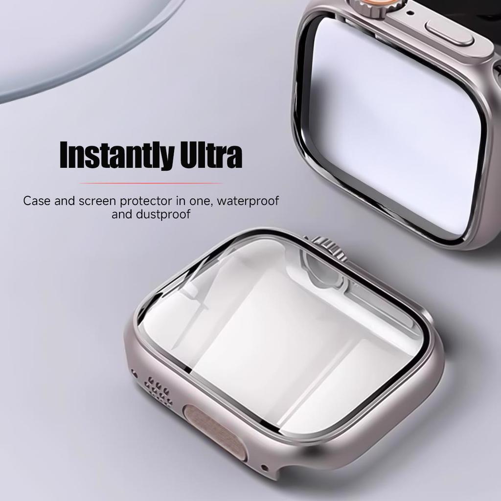 PC Case + Glass for Xiaomi Redmi Watch 6 Screen Protector Anti-scratch Film Bumper Protective Cover for Redmi Watch 6 Accessories