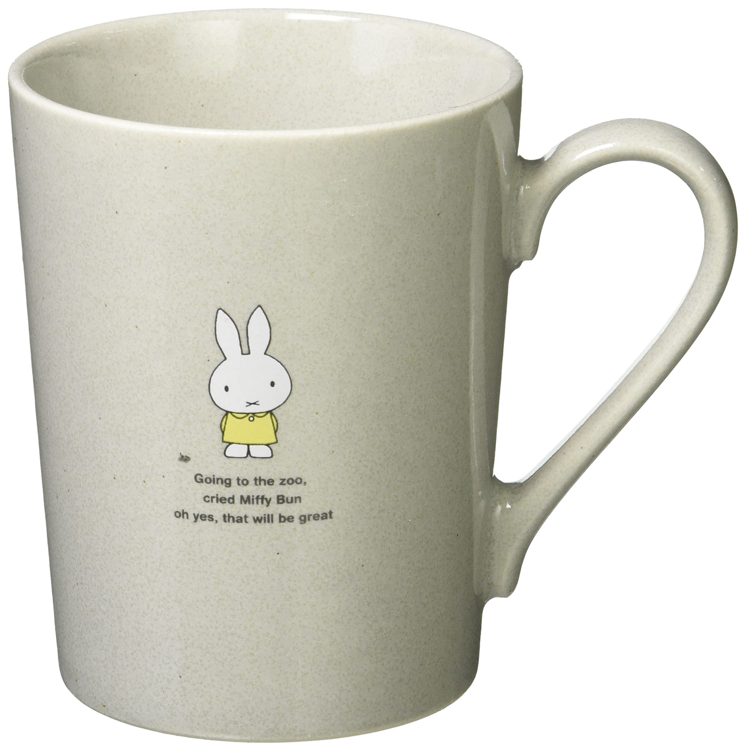 

Kimsei Pottery Dick Bruna Stone 411102 Miffy Mug, 8cm, Gray, серый