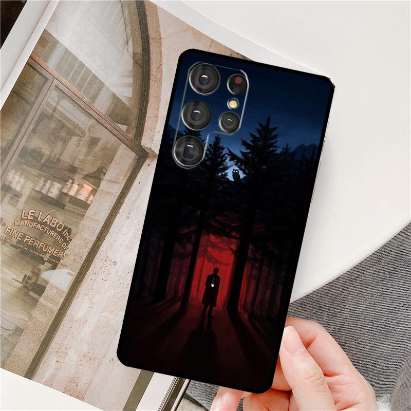 

Twin Peaks Meanwhile Phone Case For Samsung Galaxy S24 Ultra S9 S10 S20 S21 S22 S23 Plus S24 FE S25 Ultra Cover Galaxy S24Ultra
