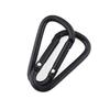 42mm Black Aluminum Alloy Carabiner Hook for Bags - Portable Small Accessory Ornament