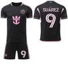 2024-25 Inter Miami Black Away Jersey #10 Messi #9 Suárez, New Style Football Jerseys