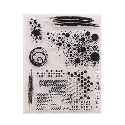 Transparent Circle Dots Stamps Multiple Styles For Scrapbooking DIY Ple Circle Mark Clear Stamps