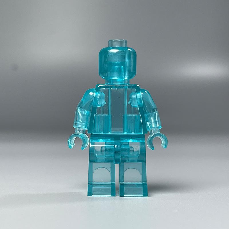 DIY Transparent Minifigure Building Blocks - Plain & Multi-color Paintable
