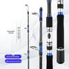 Three-Section Ultra-Hard Carbon Jigging Fishing Rod, 1.8-2.4m