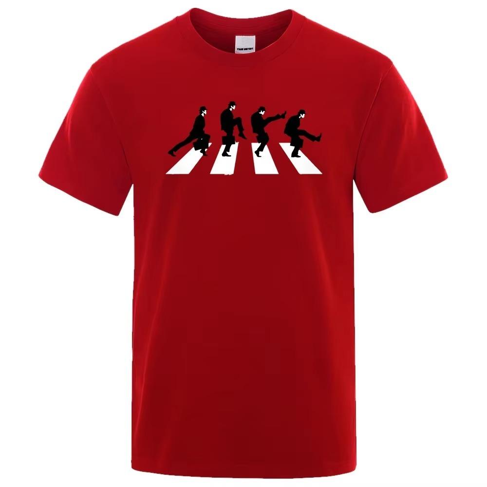 Men T-Shirt Monty Python The Ministry Of Silly Walks T Shirt Fashion Funny Short Sleeved Cotton Oversized Tshirt Personality Tee