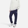 Nike Sportswear Athletic Club Solid Letter Print Cuffed Sweatpants Women Bottoms Black Blue DQ9149-498