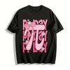 Pi-Tag Rosa Schleife Gänseblümchen-Print Lässiges Oberteil Mathe-Liebhaber T-Shirt Reines Baumwoll-T-Shirt