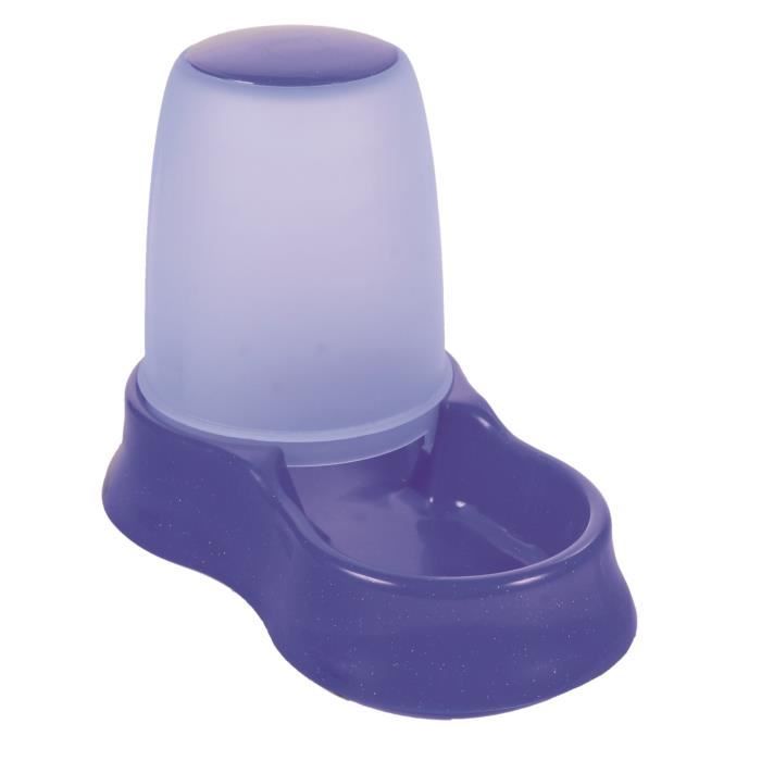 TRIXIE Distributeur De Nourriture Et D'eau - 1,5L - Coloris Aléatoire - Pour Chat Et Chien