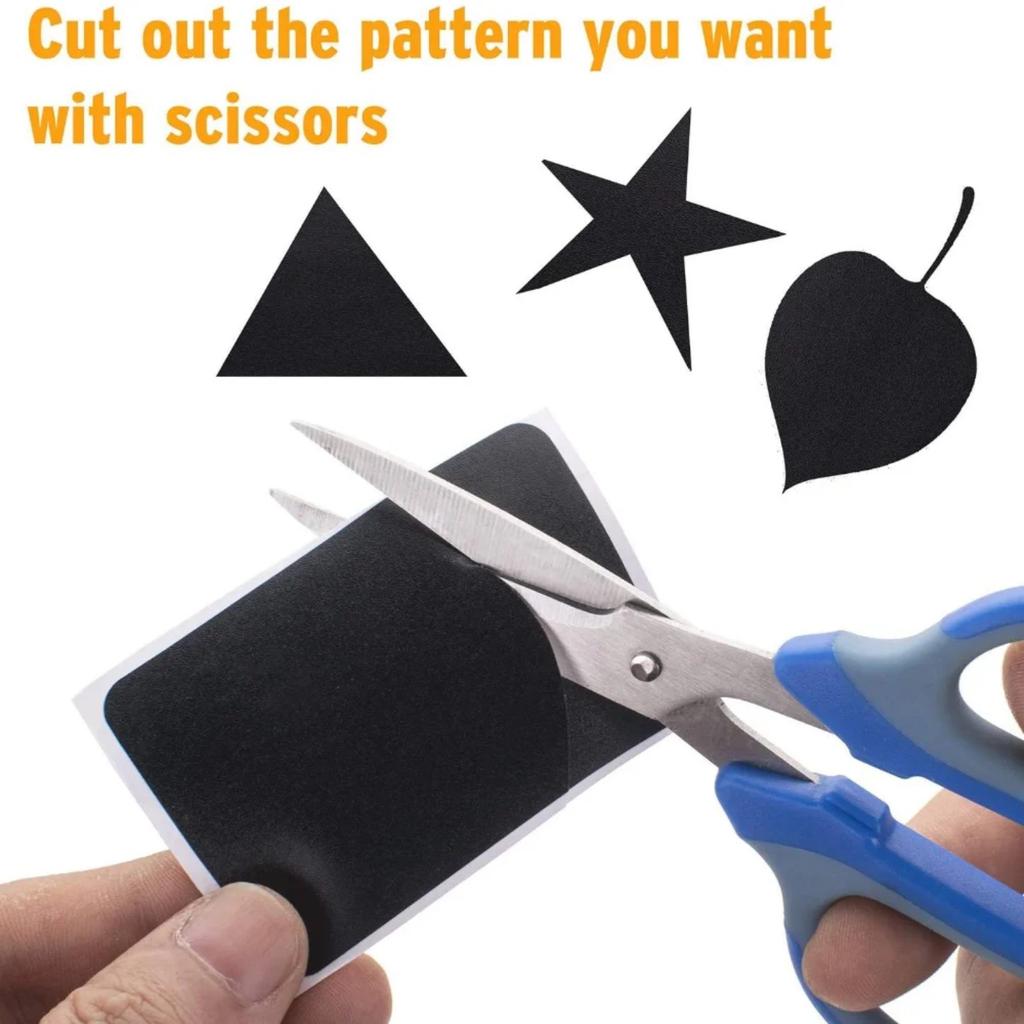 5ml 1Roll/120 Pcs Reusable Blackboard Sticker With 1 Free Erasable