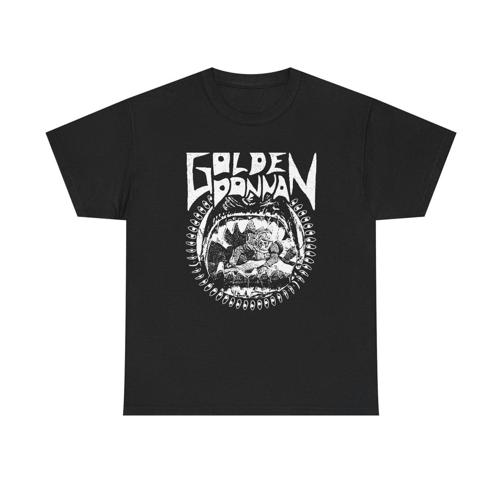 Golden Donna T-Shirt Vintage Graphic Tee Retro Art Shirt Alternative Fashion Underground Style Heavy Weight Cotton T-Shirt